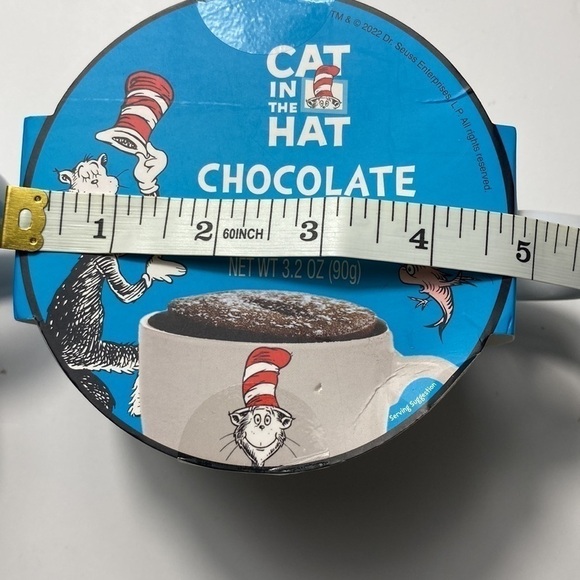 Cat in the hat, chocolate mug with cake mix inside new with tags adorable - Picture 4 of 5
